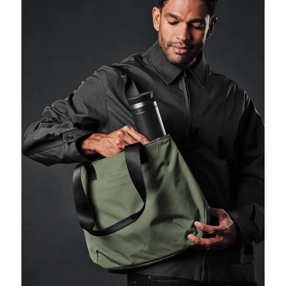NWT ALPAKA Elements Travel Tote Bag Small Green /Gray | Axoflux 210D